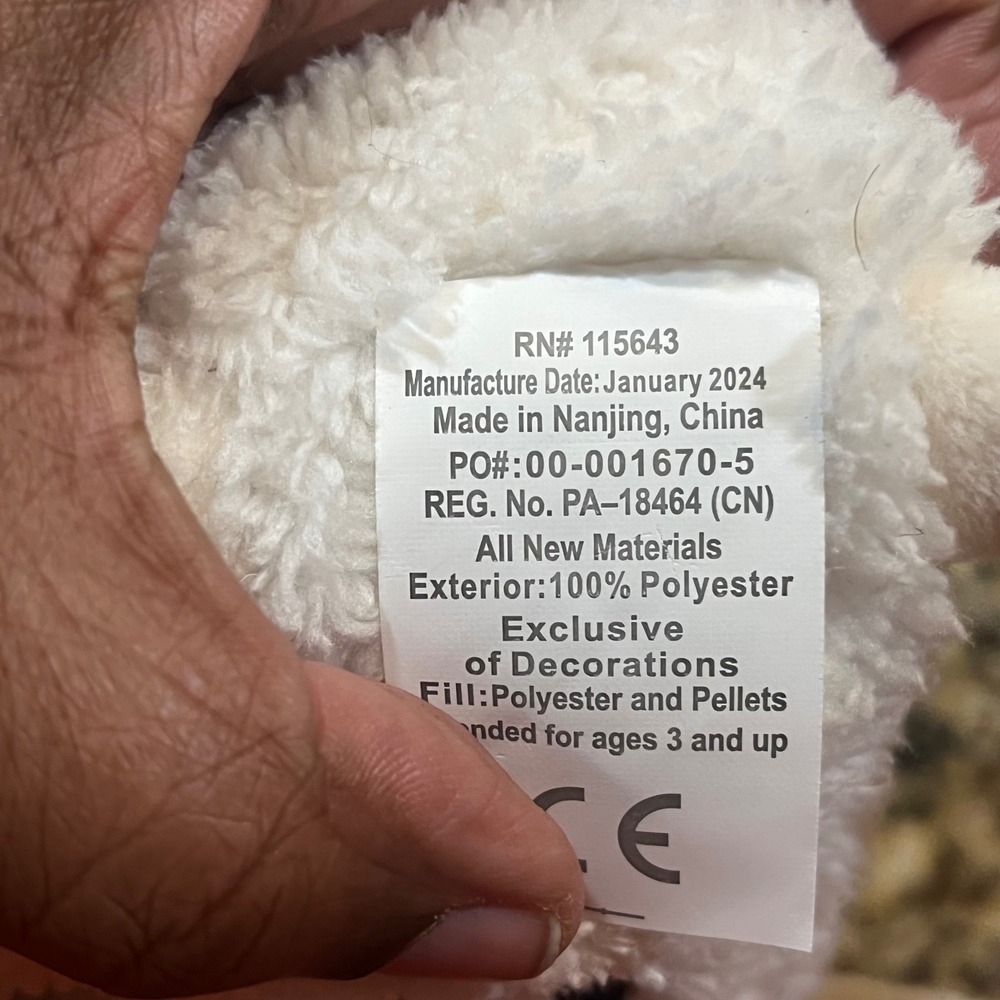 Serta Counting Sheep #3 Plush White Advertising Collectible Stuffed Animal 8" - Picture 7 of 8